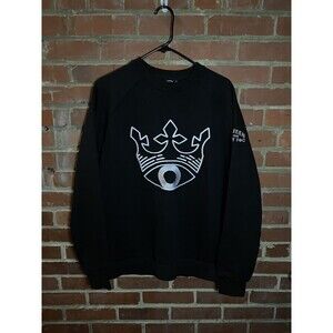 Mcqueen And The Violet Fog Sweatshirt Black Embroidered Wiz Khalifa Adult Large